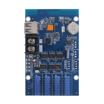 1 Бр. Пълноцветен led контролер HD-WF4 (HD-W60-75) такса За управление на модул знак, U-диск И безжично управление на WIFI