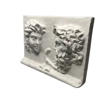 12 см Северна Европа древен Рим релеф домашно меко украса декоративно изкуство гипсова статуетка на скулптура