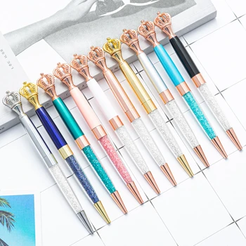 20 броя на едро на новата химикалка crown, метални химикалки, луксозни химикалки за бизнес
