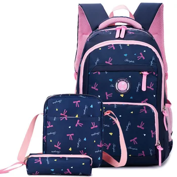 3 бр./компл. училищни чанти за момичета 2023, сладко детска раница с принтом, детска чанта за книгите, училище, раница, чанта на рамото