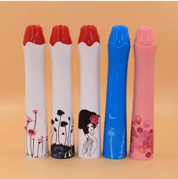 5 бр. Модерен розов женски чадър подарък на приятелката си, три сгъваеми розови чадър с бутилка за жени, за използване в дъжд и слънце