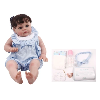 60 см.) на новороденото бебе, популярна реалистична момиче с цветни подвижни ръце и крака, меко тяло, висококачествени ръчно изработени P31B