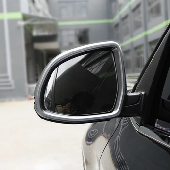 ABS Хромирани странични тампон върху огледалото за обратно виждане, рамка, стикери за BMW X5 f15 X6 f16 2014-2017, аксесоари за стайлинг на автомобили