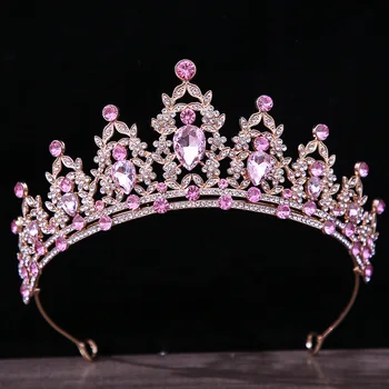 DIEZI своеобразна принцеса кралица, сватбената корона, шапки, кристален диадема, дамски диадема за момичета, рожден ден, сватба, crown, аксесоари за коса