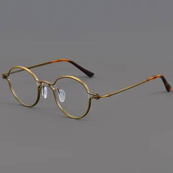 ELECCION Ретро Очила В Кръгла Рамка, Рамки За Мъже 2023 Реколта Титанов Оптични Рамки за очила Дамски слънчеви Очила По Рецепта Eyewaer