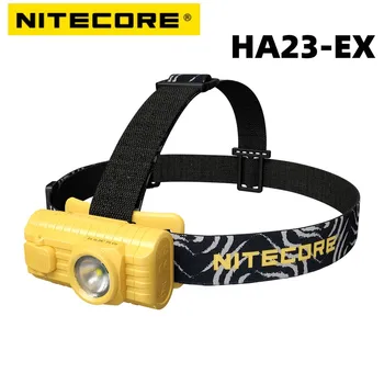 NITECORE HA23-Ex взривозащитен ultralight налобный фенер бяла светлина XP-G LED с максимална яркост от 100 лумена налобный фенер с 2 батерии тип АА