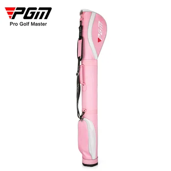 PGM QIAB005 Комплект скоби за голф, ултра-леки найлонови чанти за носене на оръжие за голф с голям капацитет, които могат да се настанят 6-7 стикове