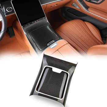 W223 Централна Екран на Купето От Въглеродни Влакна, Панел за Превключване на Средния Трансфер За Maybachs S480 Mercedes S Class 2021 AMG S400L AMG S450L
