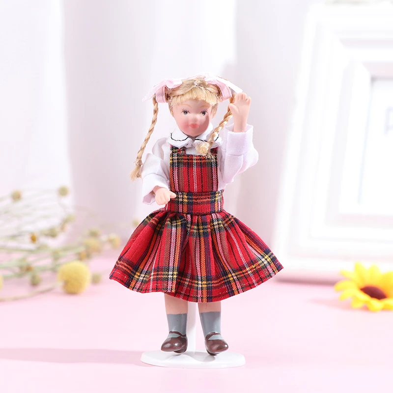 1/12 Куклена къща, дребничка порцеланова кукла, модел хора, красив младеж декор за момчета и момичета, кукла, играчка . ' - ' . 5