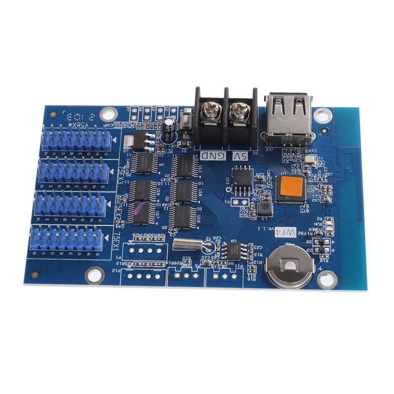 1 Бр. Пълноцветен led контролер HD-WF4 (HD-W60-75) такса За управление на модул знак, U-диск И безжично управление на WIFI . ' - ' . 3