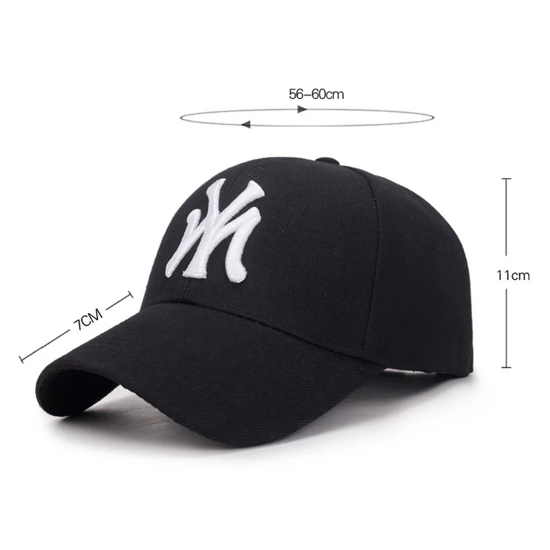 2022 Нова бейзболна шапка за спортове на открито, пролет и лято, регулируеми мъжки дамски шапки с бродирани букви, хип-хоп шапка, шапка за татко . ' - ' . 5