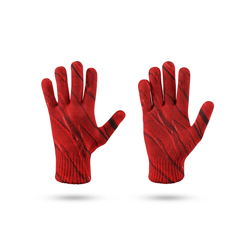 3D картина с маслени бои възли ръкавици Меки топли ръкавици Елегантни и универсални дамски ръкавици за Есен-зима дамски плетени калъф за ръкавици с докосване на екрана . ' - ' . 2