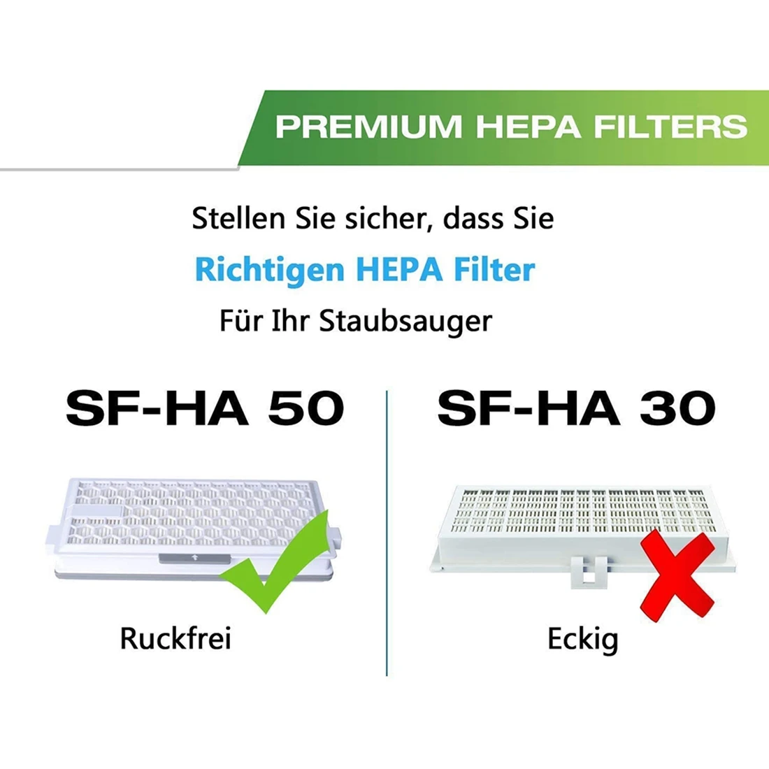 4 Комплекта HEPA-филтри за Miele AirClean SF-HA 50 Филтри Модели S4, S5, S6, S8, S8000, S6000, S5000, S4000, в комплект C1, C2 и C3 . ' - ' . 2