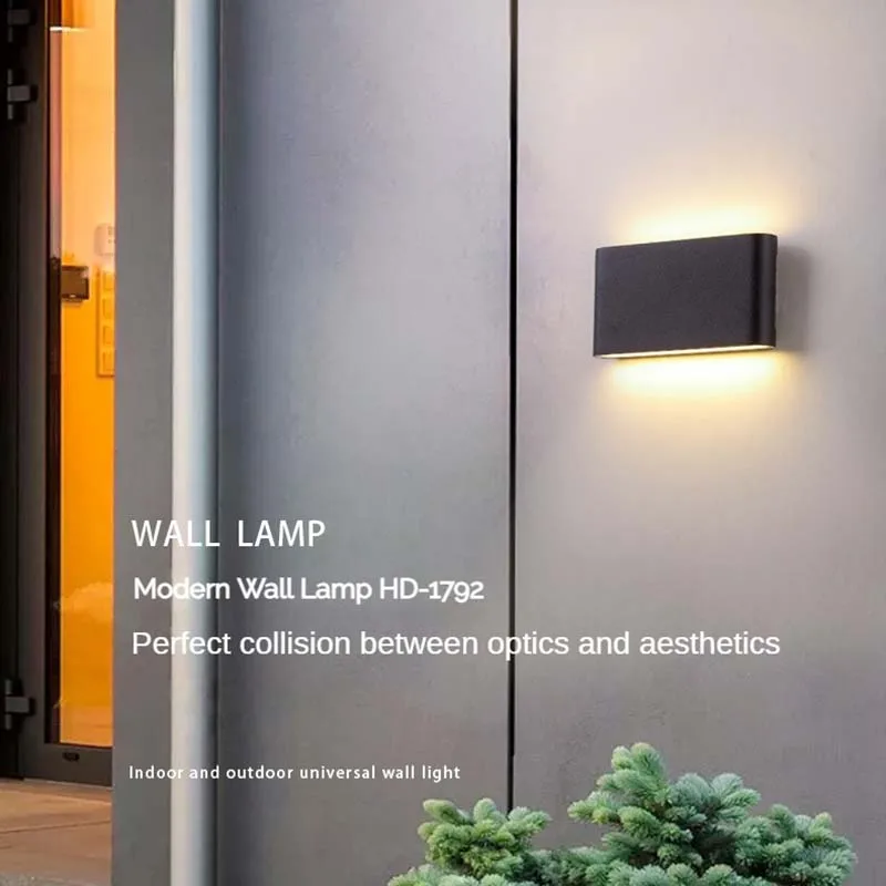 Външен стенен монтаж лампа Gardens Deco IP65, водоустойчив вътрешен външен тела-аплици, осветление на верандата, градинарство и украса AC85-260V . ' - ' . 1