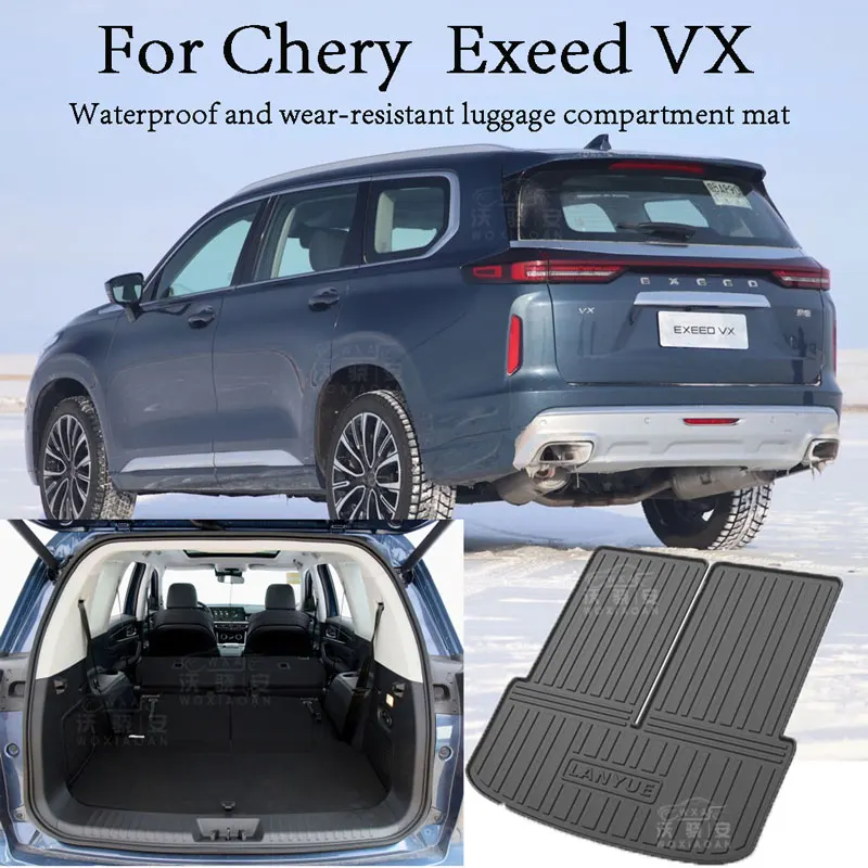 За Chery Exeed VX водоустойчив, устойчив на абразия и лесно моющийся подложка за багажника модел 2022 . ' - ' . 0