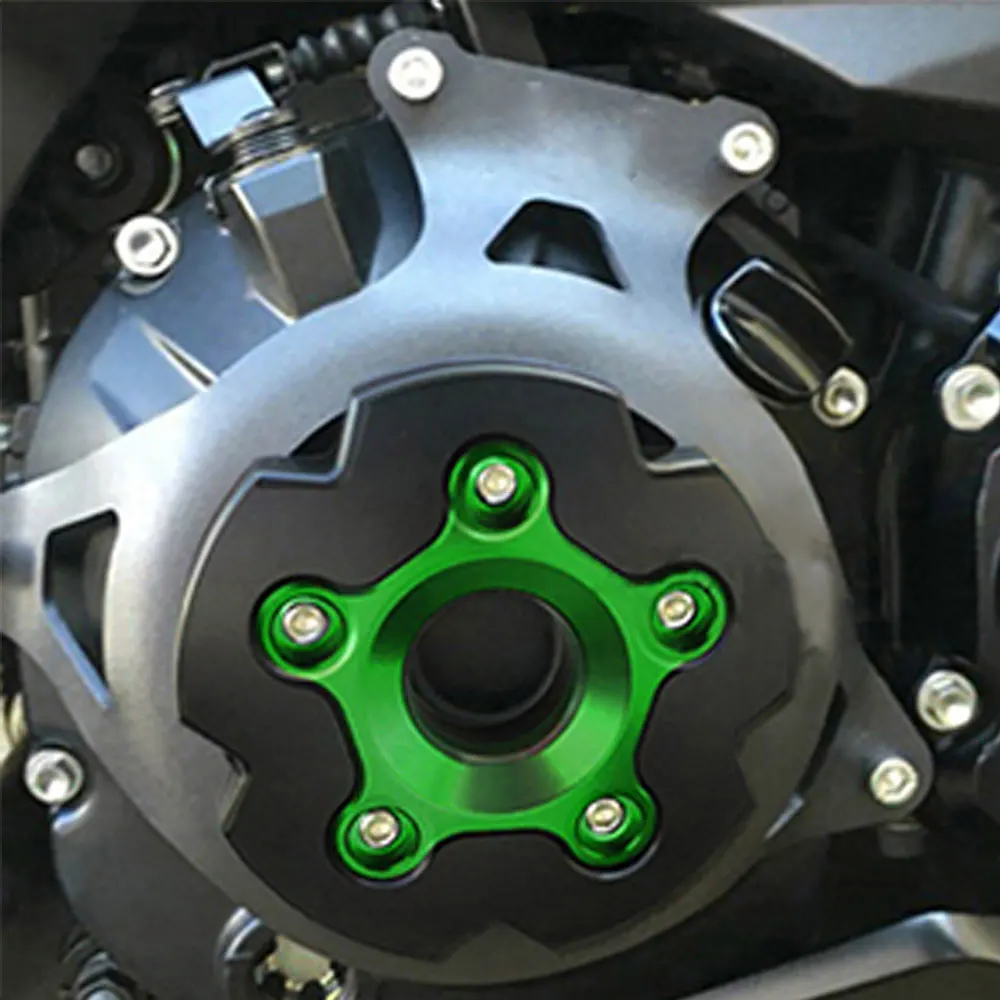 За Kawasaki Z750 Z 750 2008-2013 2014 2015 2016 мотоциклет с ЦПУ защита на капака на статора на двигателя от лявата и дясната страна на защитен протектор . ' - ' . 3