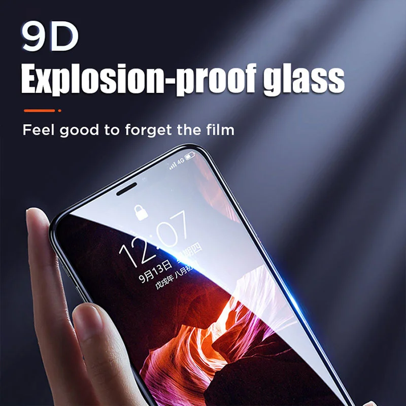 Защитно Стъкло Премиум-клас 4в1 с пълно покритие За iphone 13 12 11 Pro Max 13 12 Mini Предпазно Стъкло за екран на iPhone 13 12 11 Pro XR 8 7 6 . ' - ' . 1
