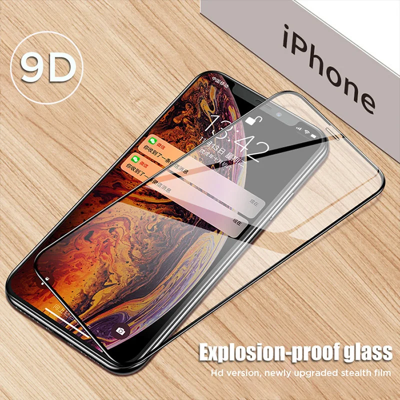 Защитно Стъкло Премиум-клас 4в1 с пълно покритие За iphone 13 12 11 Pro Max 13 12 Mini Предпазно Стъкло за екран на iPhone 13 12 11 Pro XR 8 7 6 . ' - ' . 4