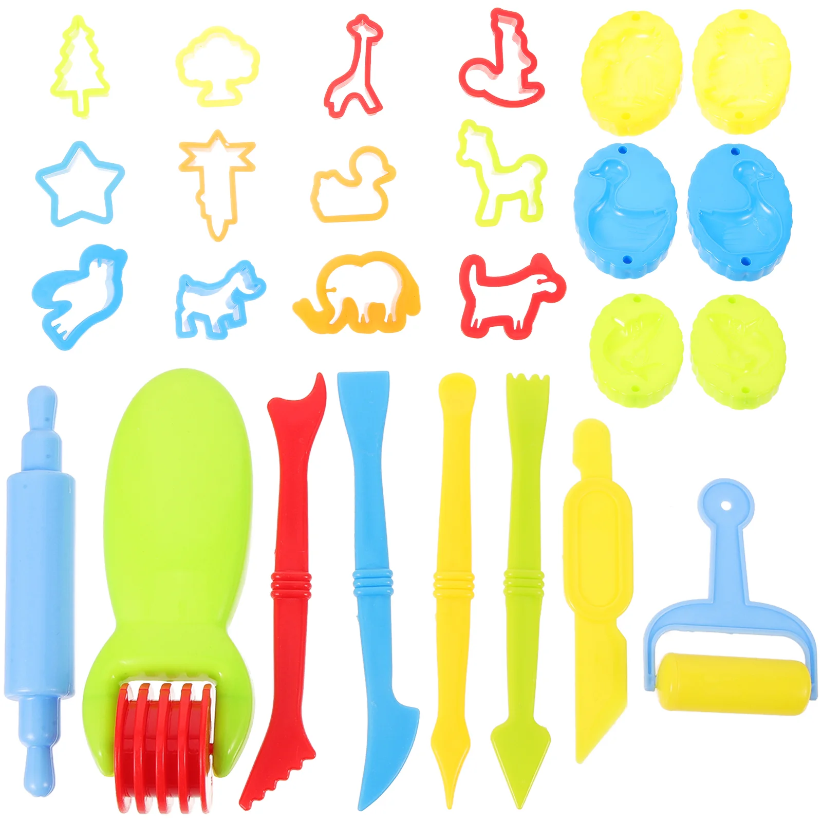 Инструменти за скулптура от цветни глинени тест, бебешки играчки, ръчно изработени, пъзел игра за малки деца . ' - ' . 0