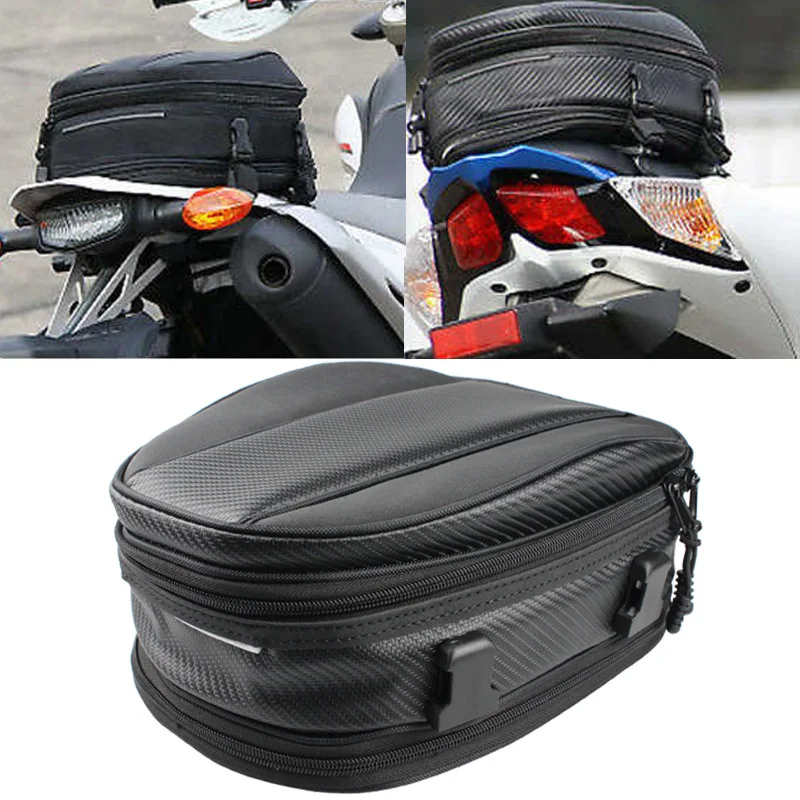 На задната седалка на мотоциклет, Задната част на чантата е кола, а на Задната чанта suv . ' - ' . 0