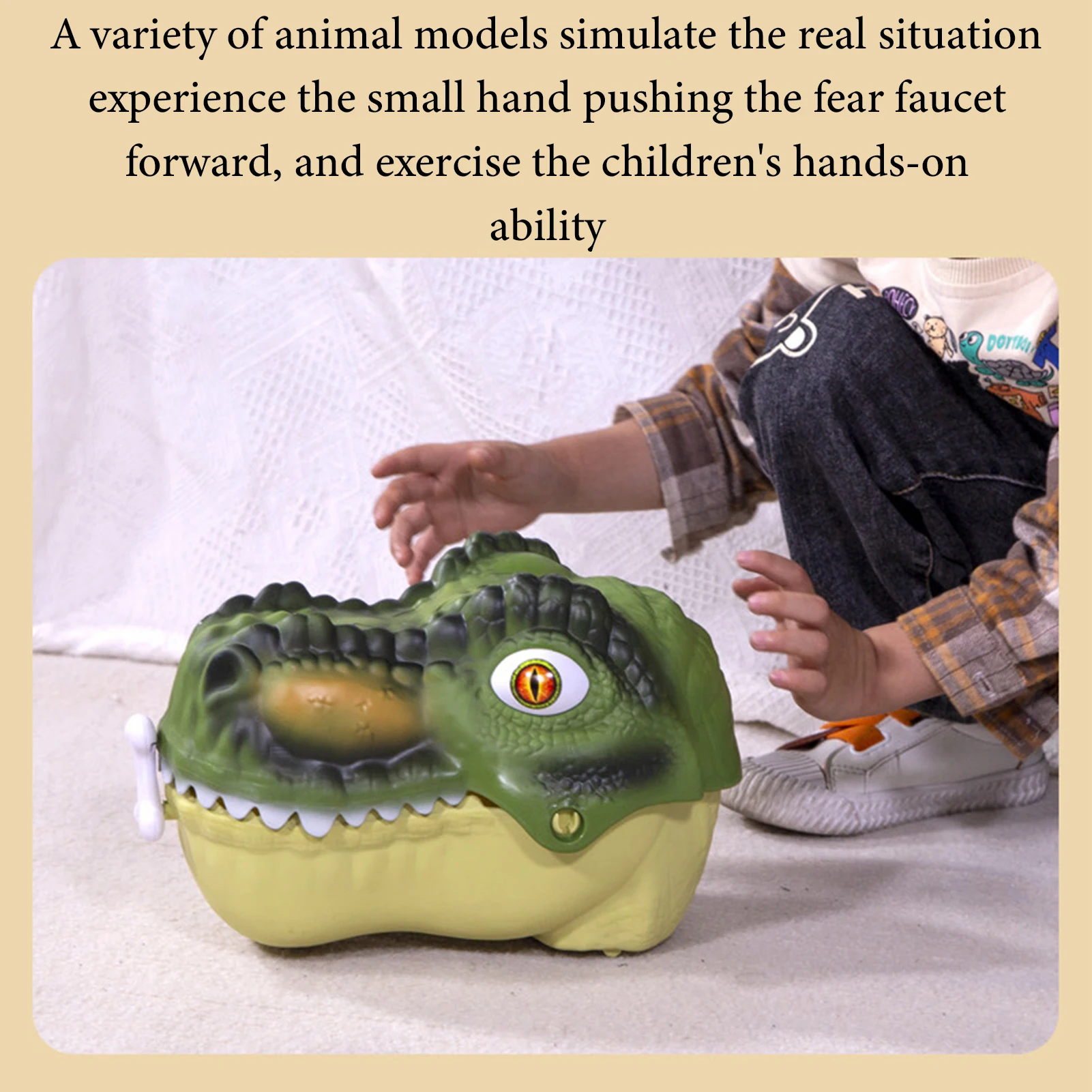 Набор от играчки с динозаври Портативен гейминг комплект с фигурки на динозаври с дървета, вулкан и глава на динозавър, кутия за съхранение, комплект играчки с динозаврите, за . ' - ' . 4