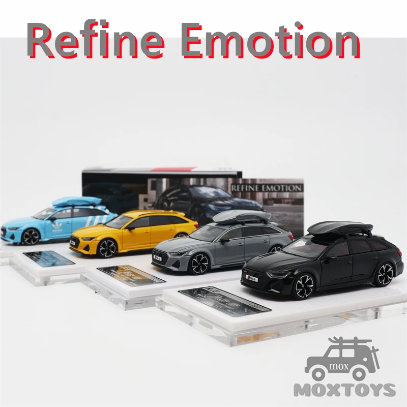 Проверете Emotion RE 1: 64 RS6 Avant RS C8 сив автомобил от смола . ' - ' . 0