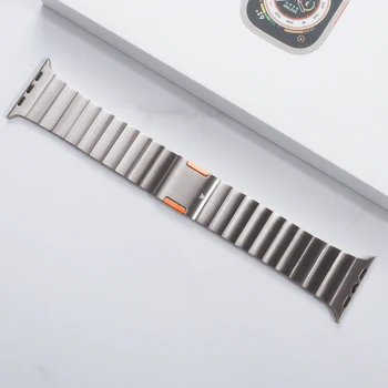 Гривна от Неръждаема Стомана за Apple Watch Ultra Band 49 мм 8 7 41 мм 45 мм Линк Гривна Каишка iWatch SE 6 5 4 3 Кореа 44 мм 40 мм