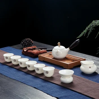 Дървена Кафе, Чай Тава Луксозният Японски Луксозен Европейски Чаен Поднос Европейския Преносим Bandejas Decorativas Luxo Аксесоари За Чаени Чаши