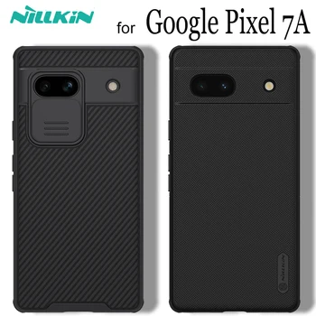 за Google Pixel 7A Калъф Nillkin Slide Камера Защита на Обектива за Защита на Екрана Матово Твърд PC Супертонкий Калъф за Google Pixel7A