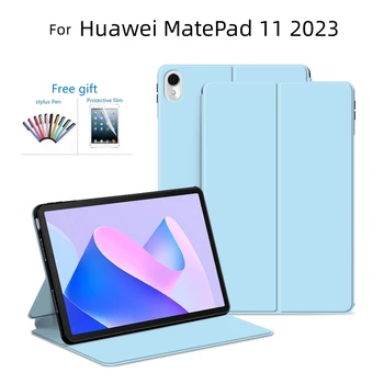 За Huawei MatePad 11 2023 Калъф Тънък Интелигентен Магнитен Калъф-Поставка от Изкуствена Кожа За Капитан Pad 11 инча DBR-W00 DBR-W10 Калъф