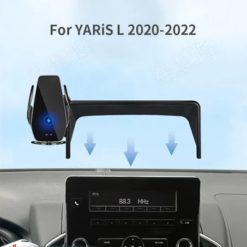 Кола, телефон за YARiS L 2020-2022 скоба за навигация по екрана магнитна стойка за безжично зареждане на new energy