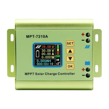 МРТ-7210A LCD дисплей MPPT Контролер за Зареждане на Слънчеви Панели От Алуминиева Сплав За Литиева Батерия Изход от 600 Вата 24 36 48 60 72 Акумулаторна Батерия