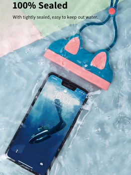 Нова Водоустойчива Чанта за Мобилен Телефон 6,7 Инча, Защитен Калъф за Плуване за iPhone 14 13 12 11, Универсална Чанта за Huawei Samsung