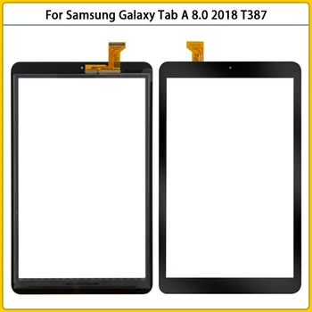 Новост За Samsung Galaxy Tab A 8,0 2018 T387 SM-T387V T387A Сензорен Панел Дигитайзер, Сензор за контрол с LCD Дисплей на Предното Стъкло Подмяна на допир екран
