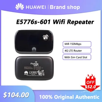Оригинален Отключени Huawei E5776s-601 Wifi Ретранслатор Mifi 150 Mbps, LTE 4G Рутер Мрежов Повторител на Сигнала Със Слот За сим карта