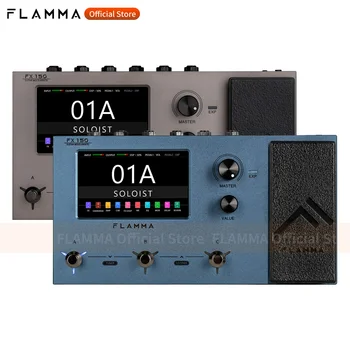 Педал мультиэффектов за китара FLAMMA FX150 160 ефекти 180 предварително слотове 30 Имитация на кабината 80 дръм-машина 52S петлитель сензорен екран