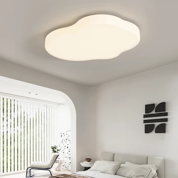 Пълен набор от хол Прост модерен таван в кремовом стил нови облак Спалня Лампа за защита на очите