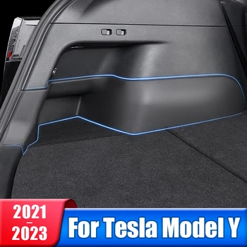 Странични релси на багажника на колата, за да Tesla Model Y 2021 2022 2023, ъглова защитната обвивка, защитена от надраскване, автомобилни аксесоари