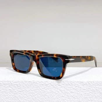 Тенденцията модерни слънчеви очила, дамски 7091 Ацетатный квадратен козирка Слънчеви очила мъжки индивидуалност външна рамки за очила uv400 ръчно изработени