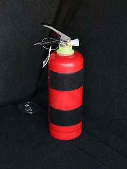 Универсален органайзер за автомобилен багажник, с цип за пожарогасител, каишка с кука и линия, за пожарогасители с тегло до 4 кг, аксесоари